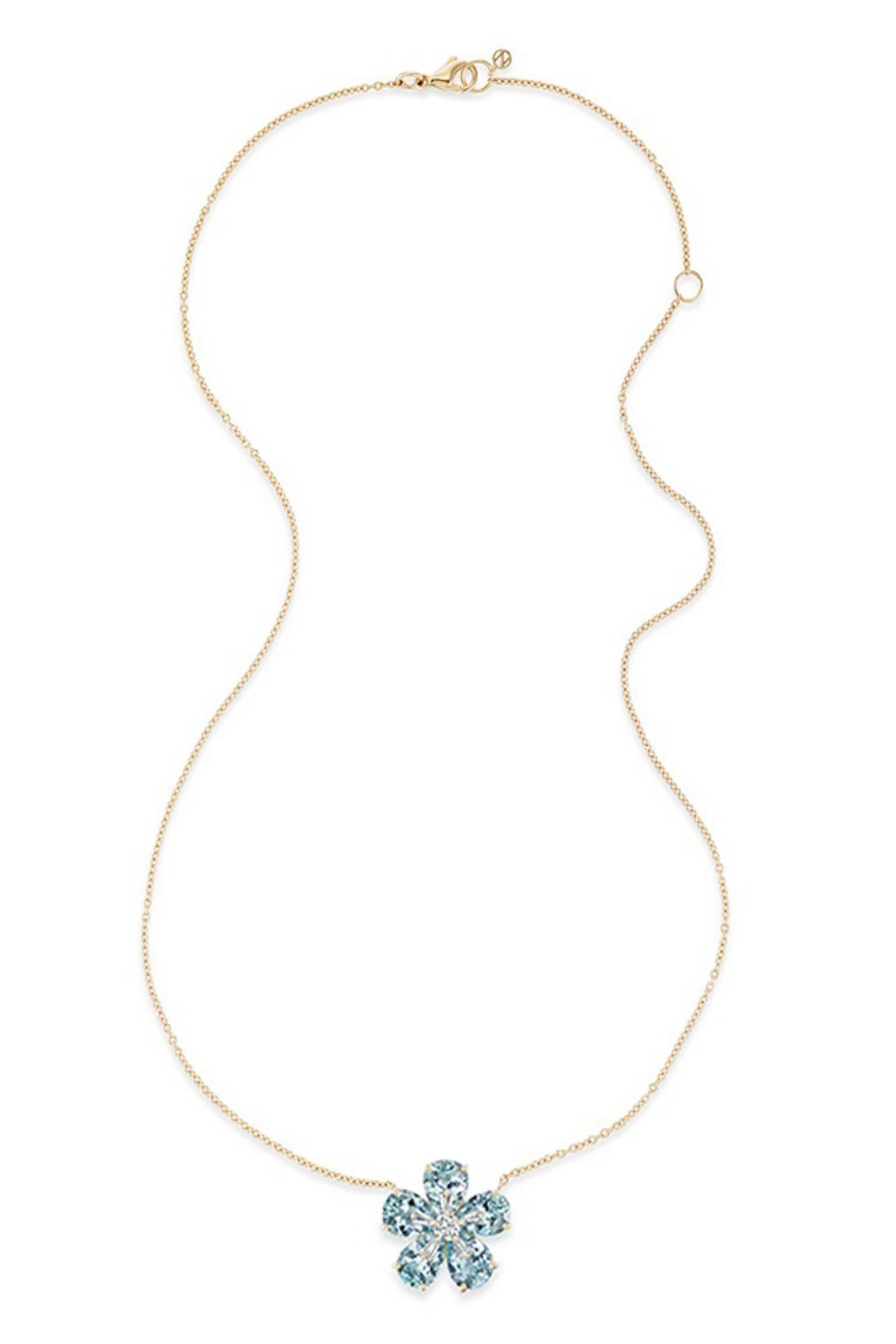 Nam Cho - 18k Yellow Gold Polished Georgian Rose Pendant