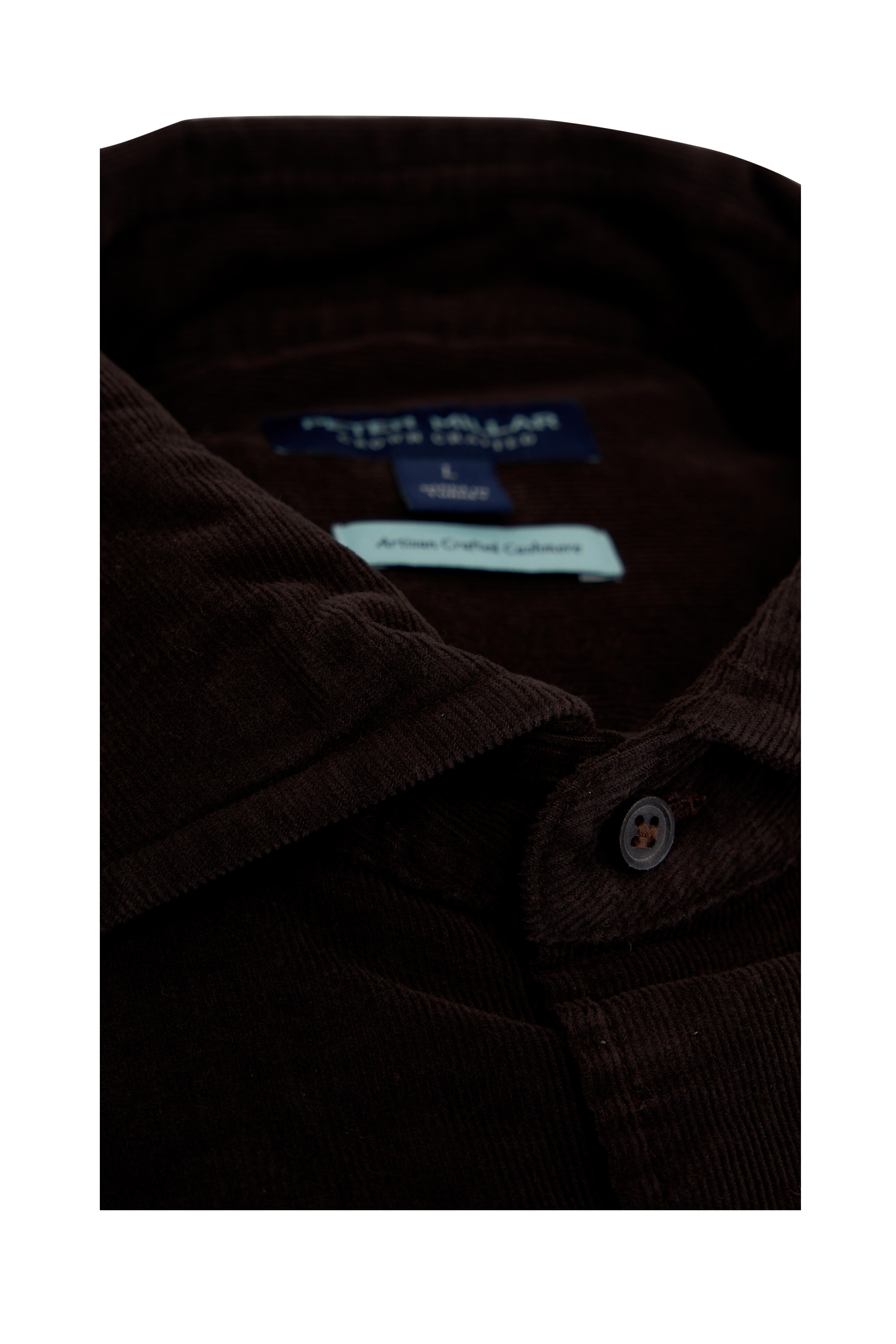 Peter Millar - Lucan Espresso Brown Corduroy Sport Shirt