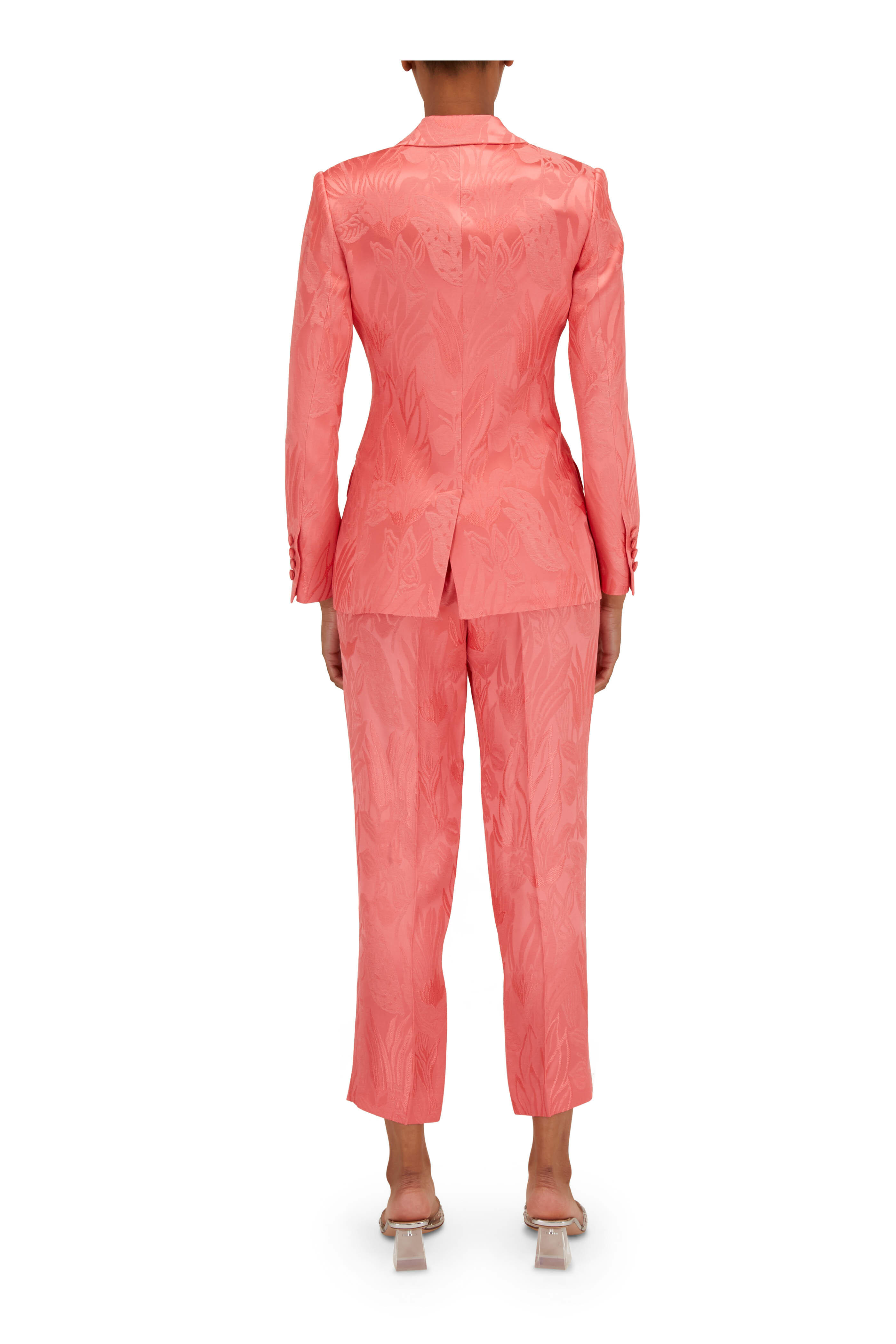 Etro - Coral Floral Jacquard Tailored Pant | Mitchell Stores