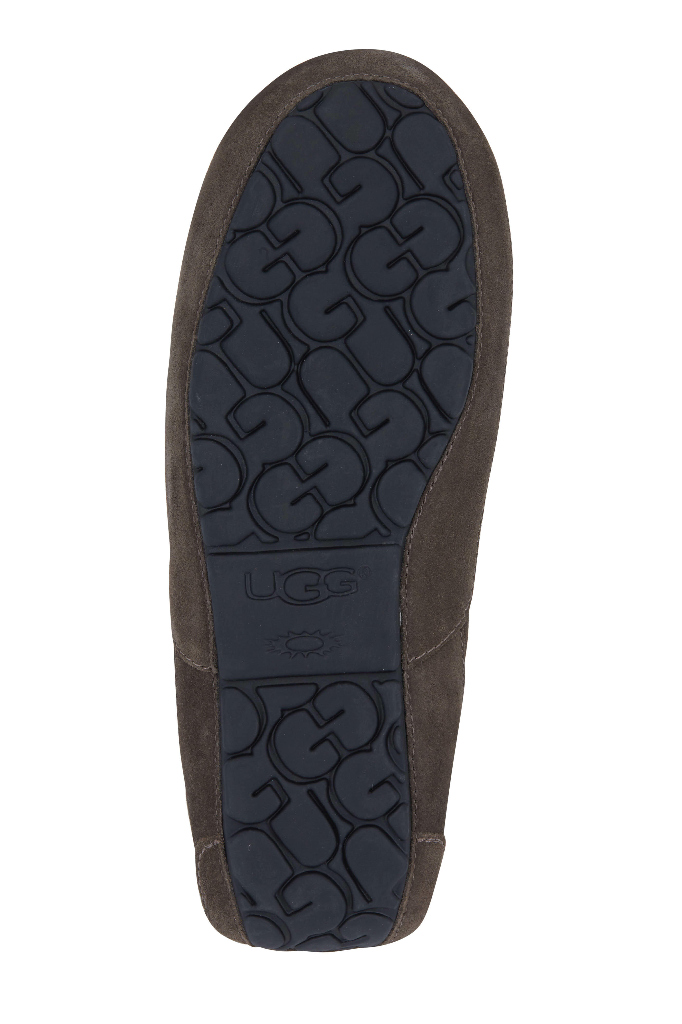 Ugg - Ascot Charcoal Gray Shearling Slipper