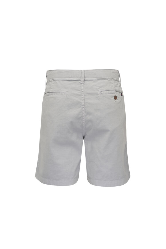 Faherty Brand Essential Rocky Gray Chino Shorts - view 3