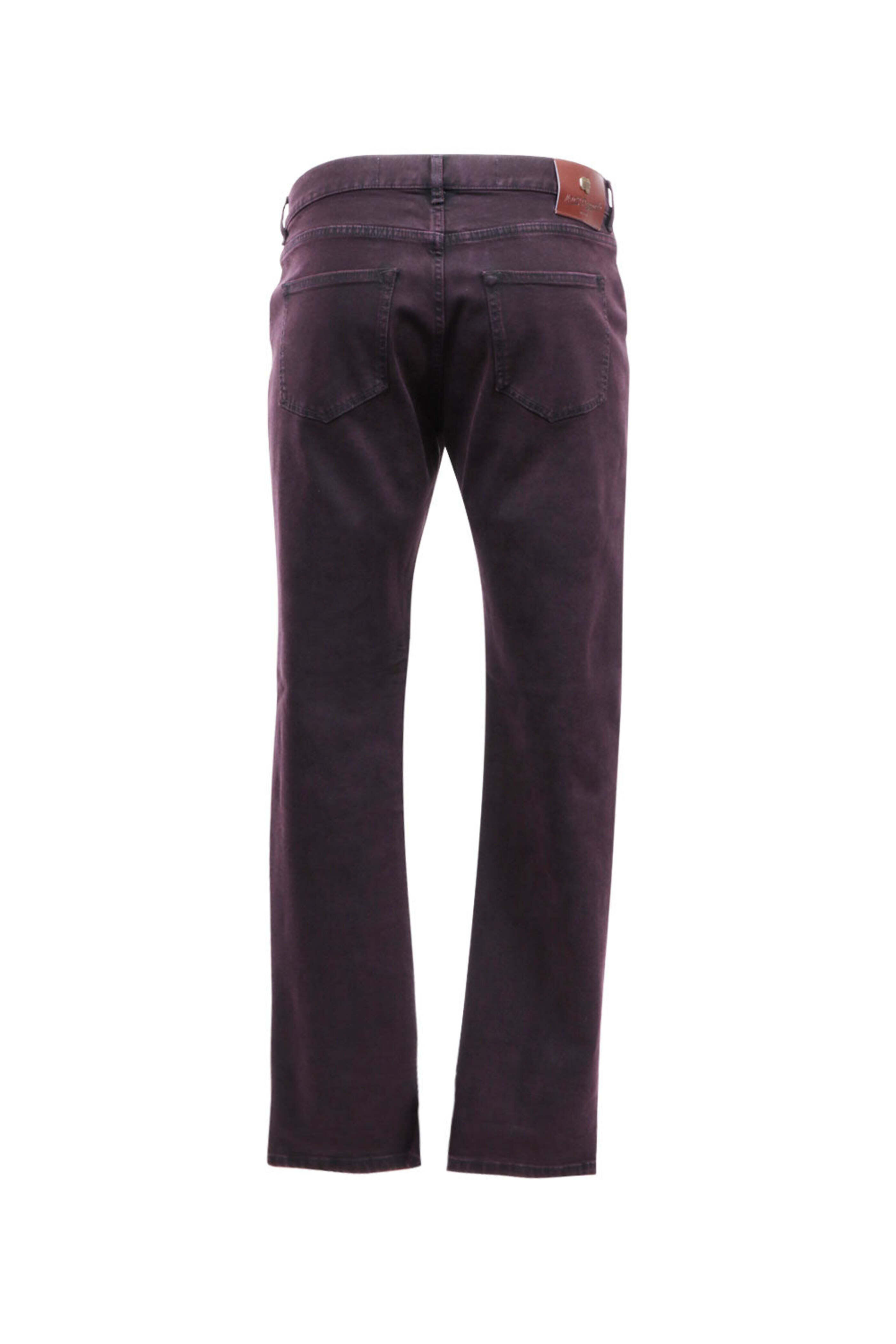 Marco Pescarolo - Dark Red Denim 5 Pocket Pant