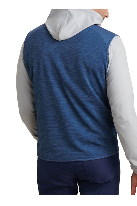 Peter Millar Vista Blue Haze Full Zip Vest - view 3