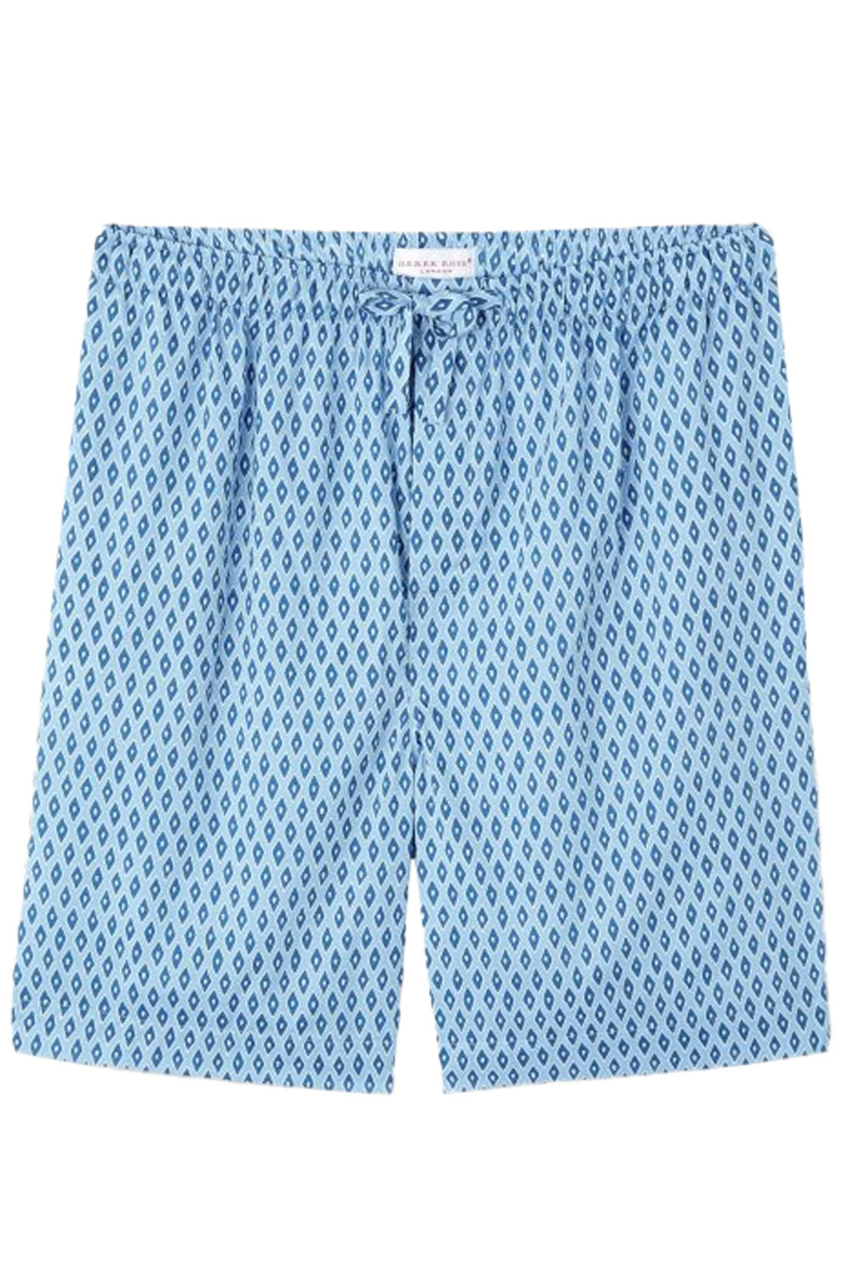 Derek Rose - Blue Nelson 87 Lounge Shorts