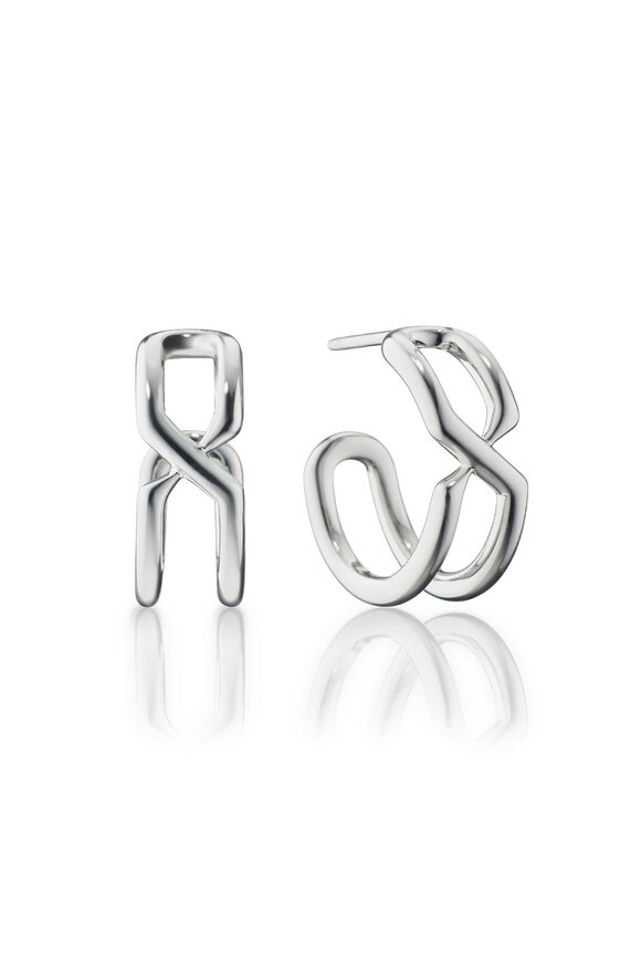Monica Rich Kosann "The Symbol" Large Infinity Hoop Earrings