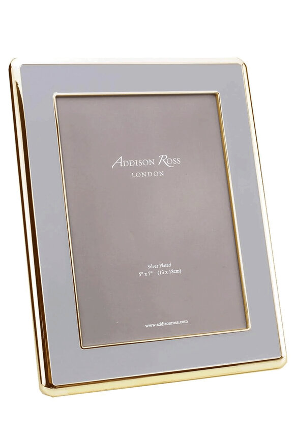 Addison Ross Chiffon Gray 8" X 10" Picture Frame