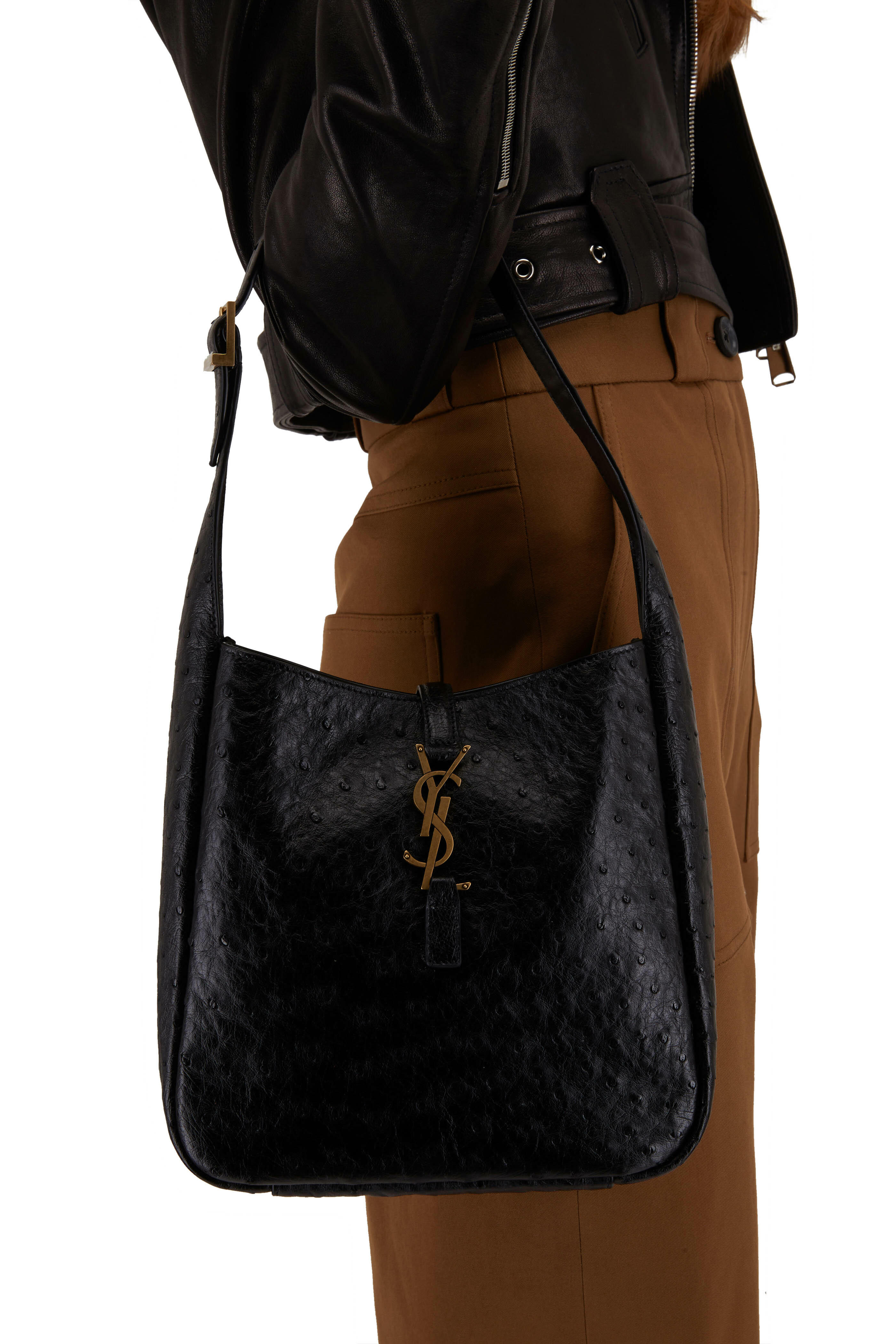 M41621 Louis Vuitton 2015 Gaia Monogram Hobo Handbag-Noir