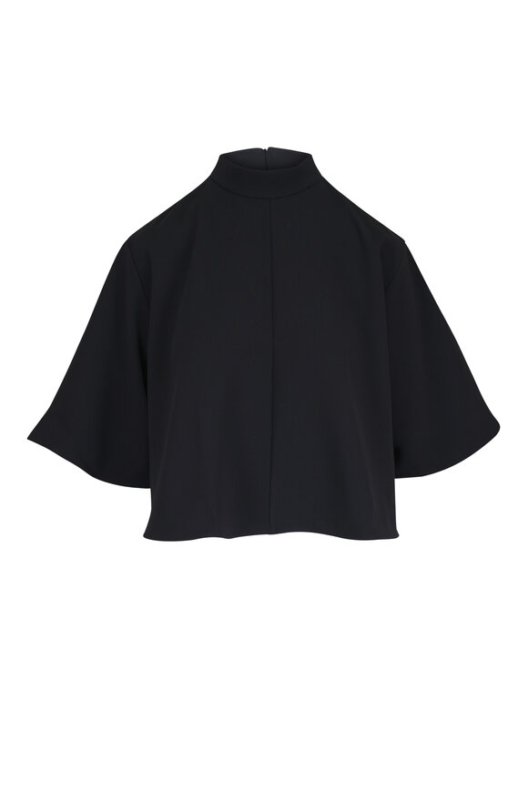 Agolde Rom Black Mock Neck Top - view 1