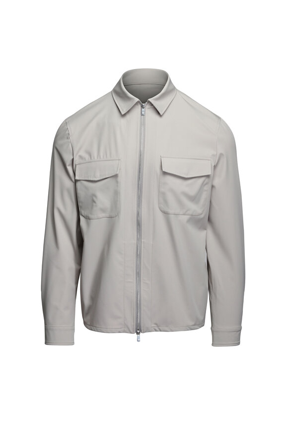 Marco Pescarolo Urus Beige Cashmere Full Zip Jacket