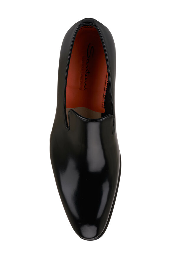 Santoni Black Paloma Dress Loafer - view 3